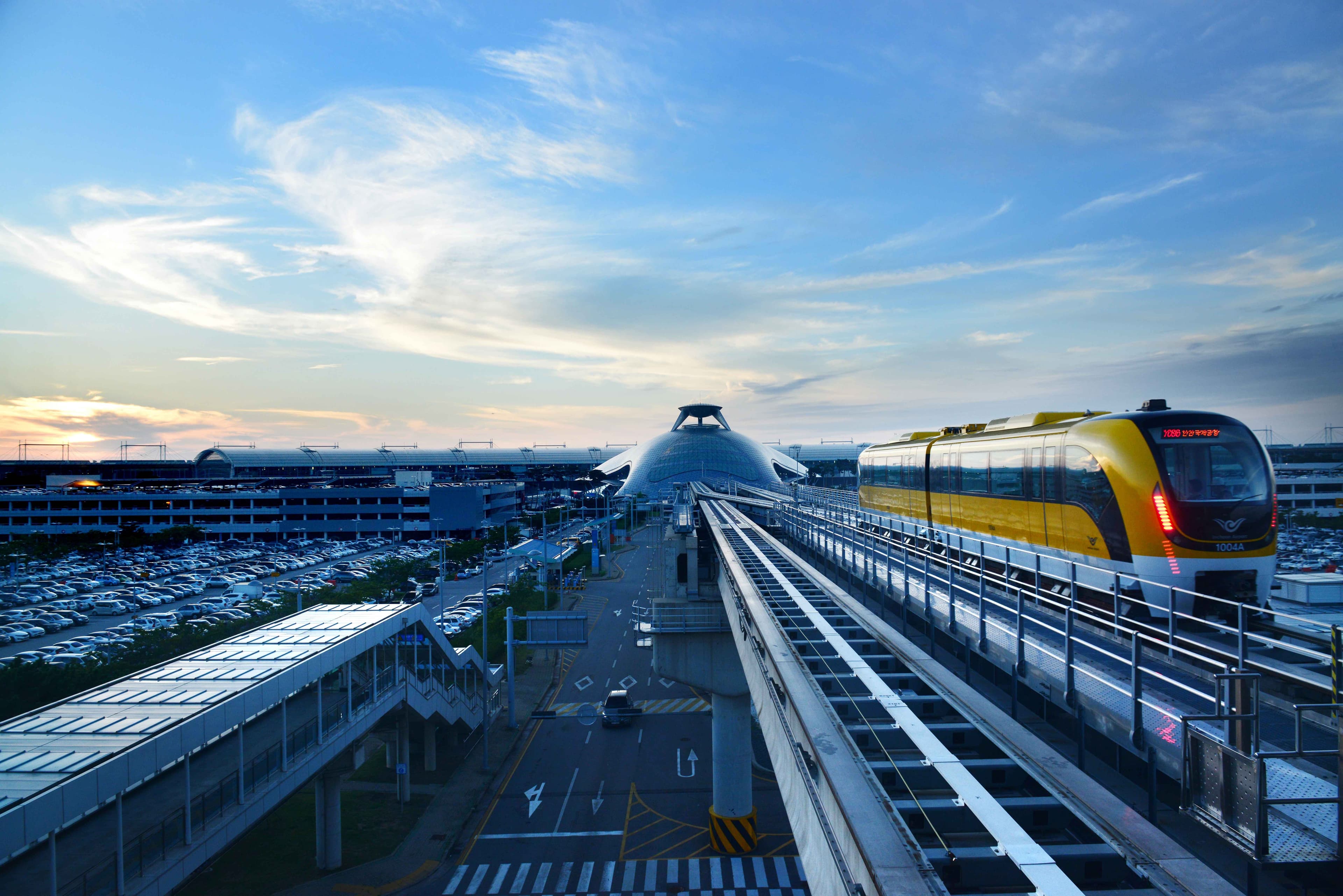 Train at Incheon International Airport